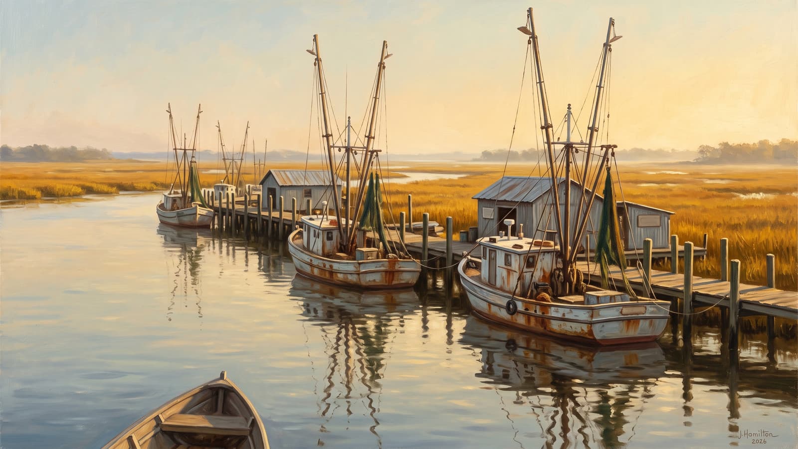 Painted city portrait of Brunswick