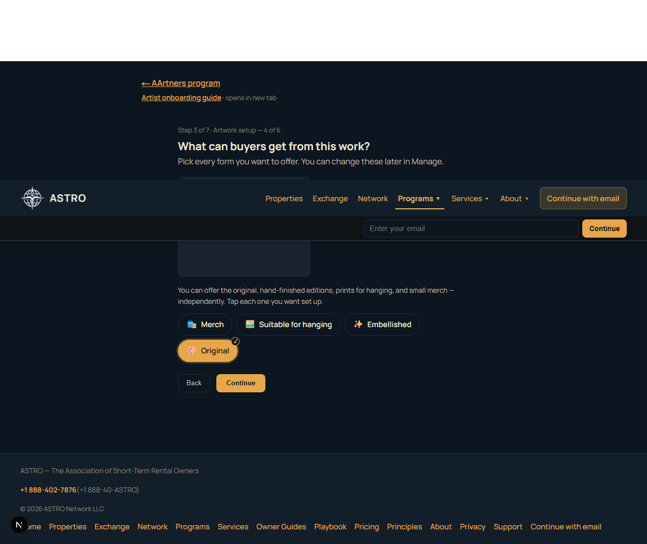 Step 3D — Commerce tiers