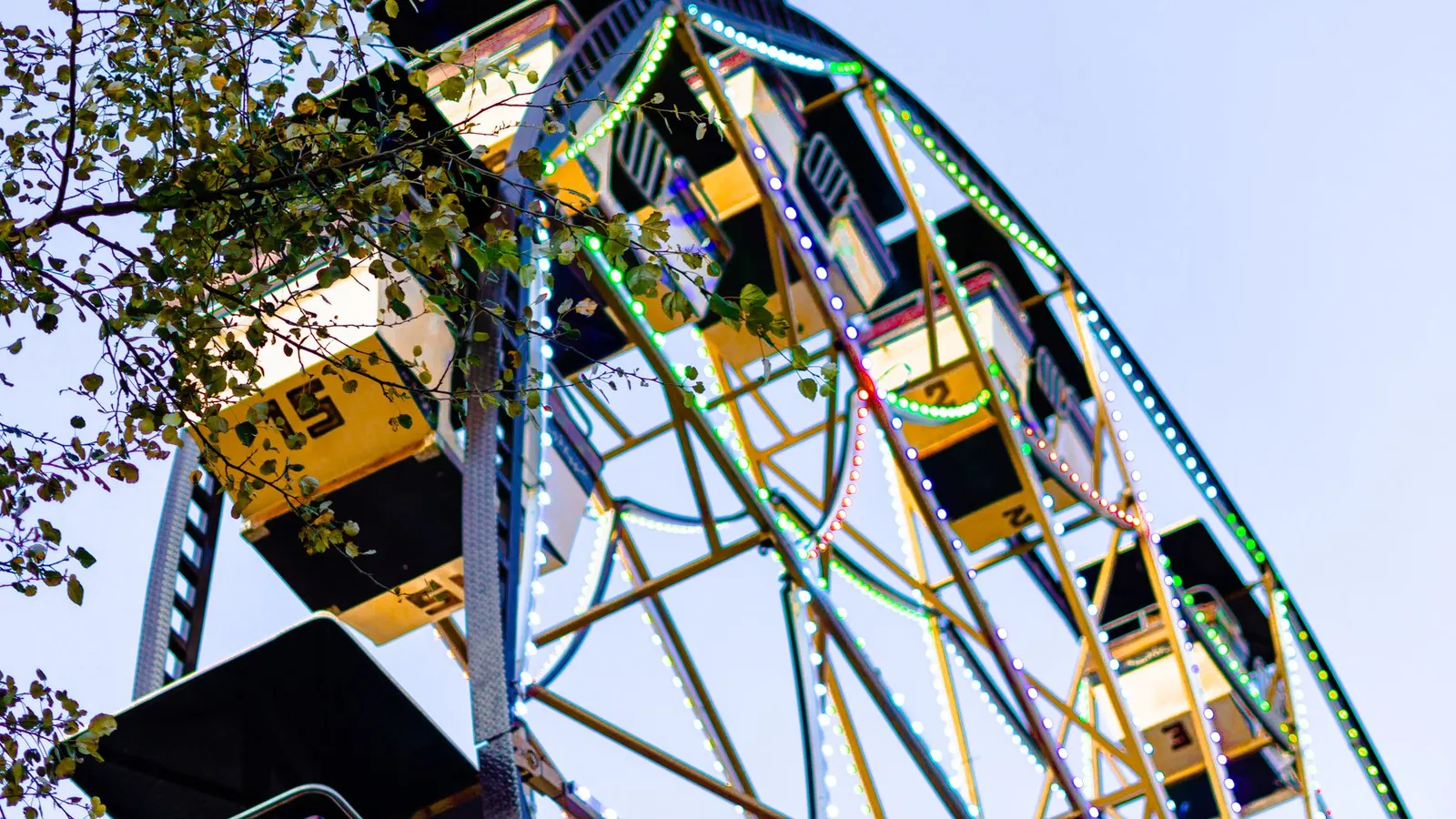 Amusement park / theme park scene