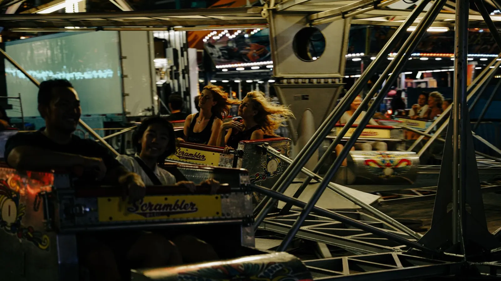 Amusement park / theme park scene