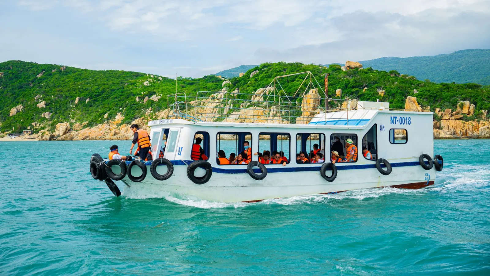 Water activities scene
